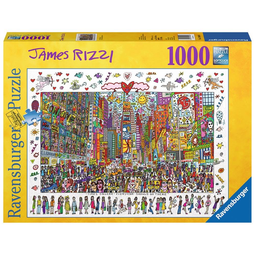 Amazon.com: Ravensburger James Rizzi: Times Square 1000 Piece